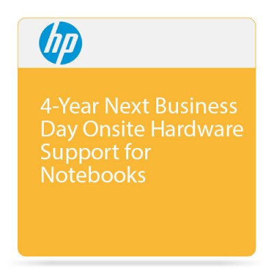 HP 4 year Next Business day onsite Notebook Only HW Supp